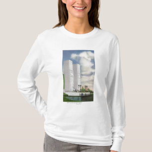 Camiseta Vista da aterragem e dos pilões do barco