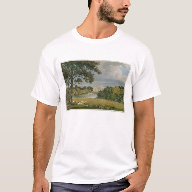 Camiseta Vista da casa de Burghley, assento do marquês de (Frente)