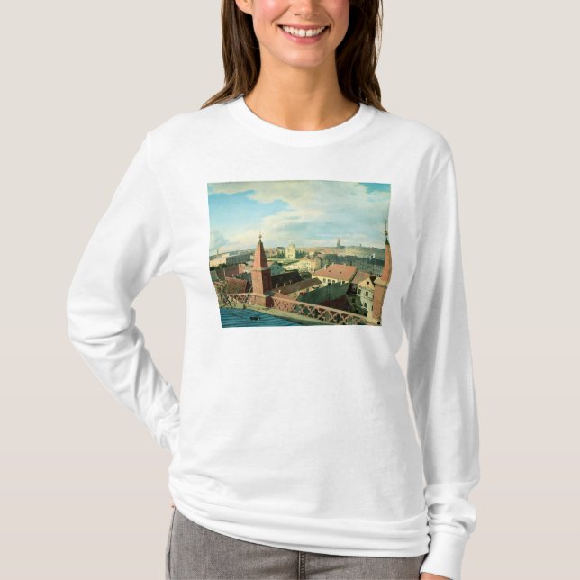 Camiseta Vista da cidade de Berlim com museu de Altes (Frente)