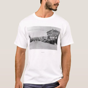 Camiseta Vista da cidade de BroadwayKing, CA