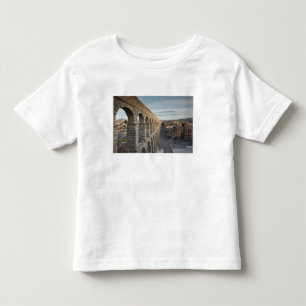 Camiseta Vista da cidade sobre Plaza Azoguejo & El Acueduct