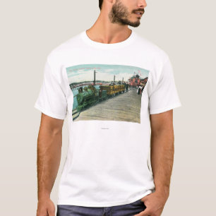 Camiseta Vista da costa UnlimitedSanta Cruz da baía, CA