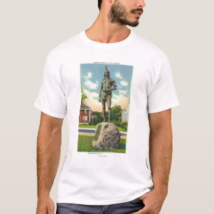 Camiseta Vista da estátua de Massasoit # 2