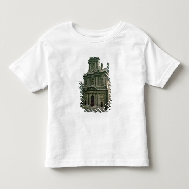 Camiseta Vista da fachada, construída 1627-41 (Frente)