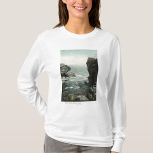 Camiseta Vista da ilha de padeiros, Gulch das baleias