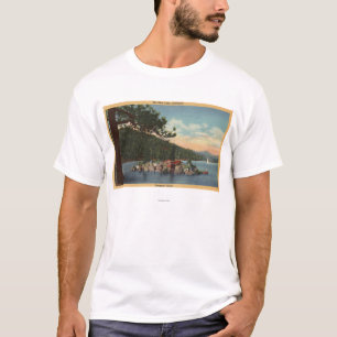 Camiseta Vista da ilha do tesouro