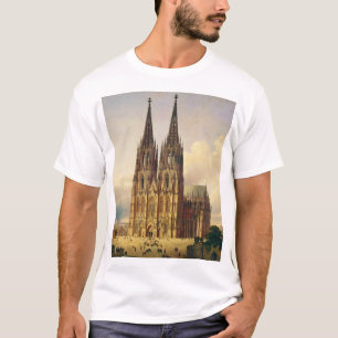Camiseta Vista da majestade gótica da Catedral de Colônia