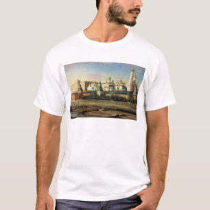 Camiseta Vista da Moscovo Kremlin da terraplenagem