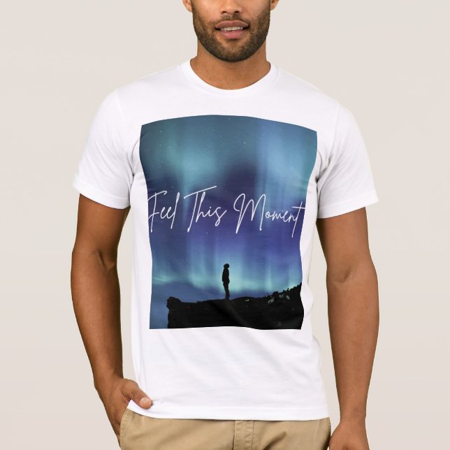 Camiseta Vista da natureza. (Frente)
