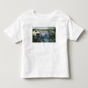 Camiseta Vista da ponte traseira da baía