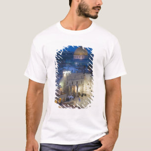 Camiseta Vista da praça do Muro das Lamentações, final da t