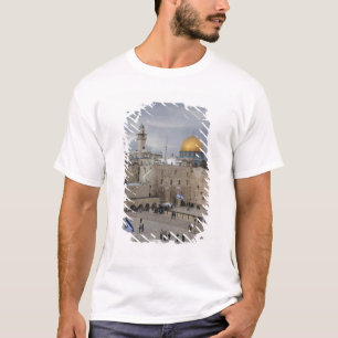 Camiseta Vista da Praça do Muro Ocidental, final da tarde