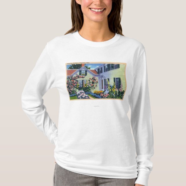 Camiseta Vista da residência do cargo de Emily (Frente)