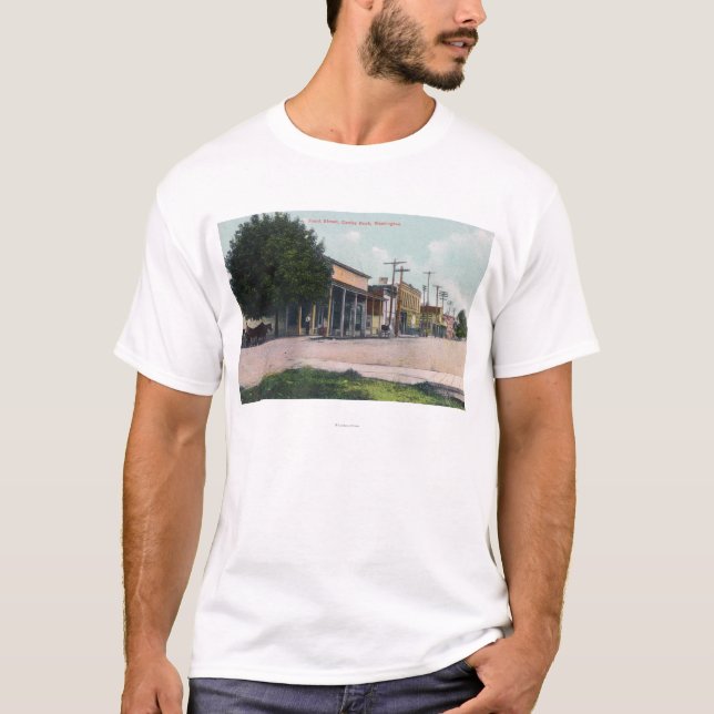 Camiseta Vista da rua dianteira (Frente)