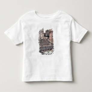 Camiseta Vista das etapas ou do Scalinata do espanhol