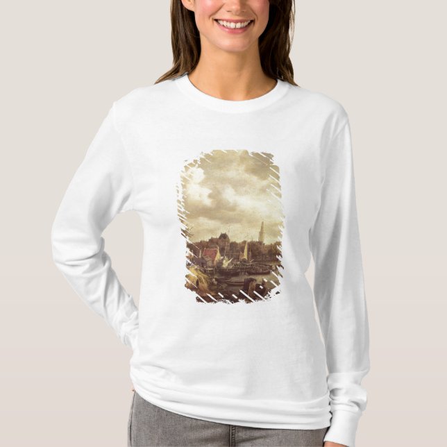 Camiseta Vista de Amsterdão (Frente)