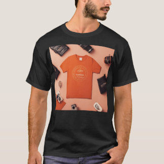 Camiseta Vista de Camisa-T do Designer