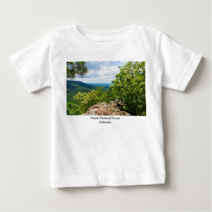 Camiseta Vista de Cliff Nacional da Floresta Ozark