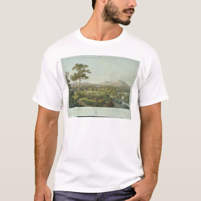 Camiseta Vista de Jena de Rasenhuehlberg, c.1810 (Frente)