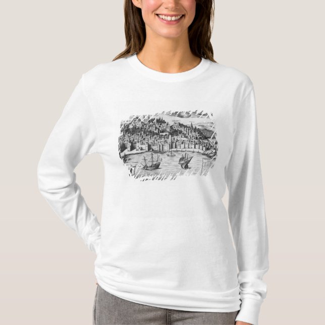 Camiseta Vista de Lisboa (Frente)