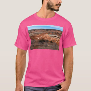 Camiseta Vista de Montagens de Brilho a Partir da Trilha At