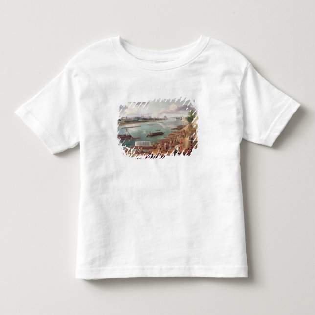 Camiseta Vista de Paris do Quai de la Rapee (Frente)