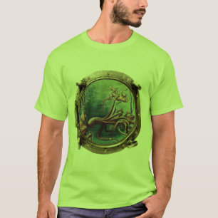 Camiseta Vista de portátil de drivers com polvo