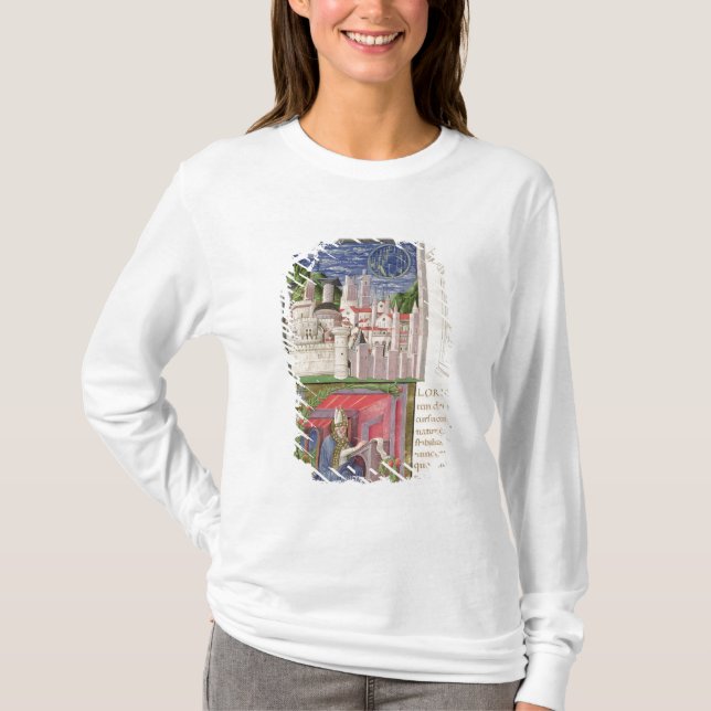 Camiseta Vista de Roma como a cidade do deus (Frente)
