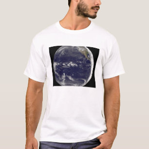 Camiseta Vista de satélite da Terra