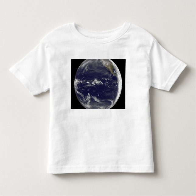 Camiseta Vista de satélite da Terra (Frente)