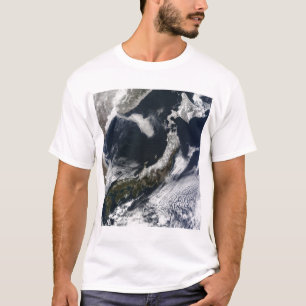 Camiseta Vista de satélite do Japão