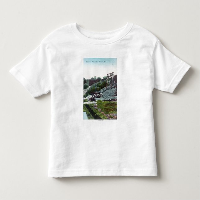 Camiseta Vista de um diamante MineOroville, CA (Frente)