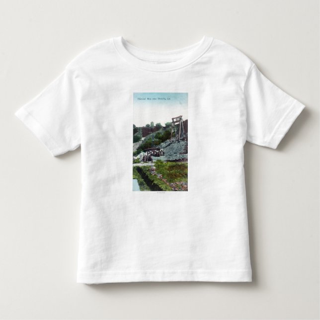 Camiseta Vista de um diamante MineOroville, CA (Frente)
