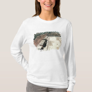 Camiseta Vista de um lavabos comunal