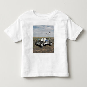 Camiseta Vista de um veículo lunar de 1-G Rover