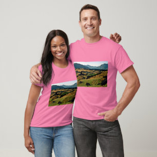 Camiseta Vista de Wanaka do ferro do Mt.