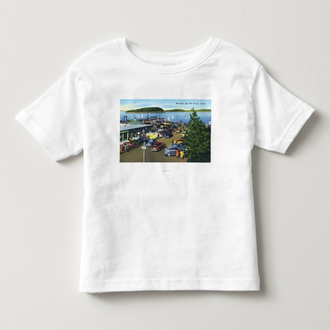 Camiseta Vista do cais municipal (Frente)