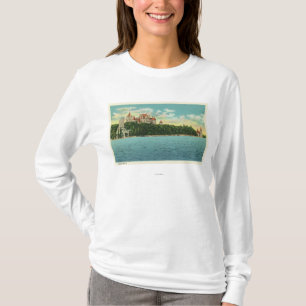 Camiseta Vista do castelo de Boldt