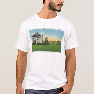 Camiseta Vista do corpo de Garde no castelo francês velho