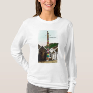 Camiseta Vista do corvo TotempoleWrangell, AK