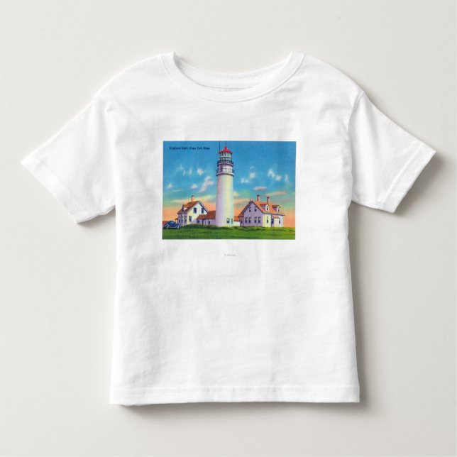 Camiseta Vista do farol das montanhas (Frente)