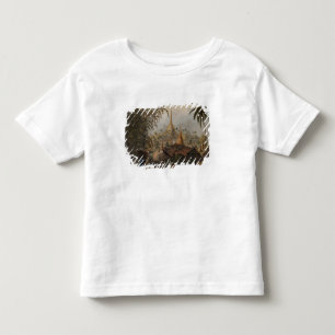 Camiseta Vista do grande pagode de Dagon e do Scener