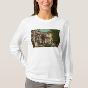 Camiseta Vista do hotel Maryland & do Pergola