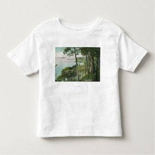 Camiseta Vista do lago Saratoga # 2