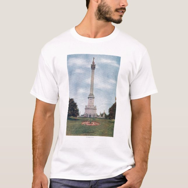 Camiseta Vista do monumento de Brock # 2 (Frente)
