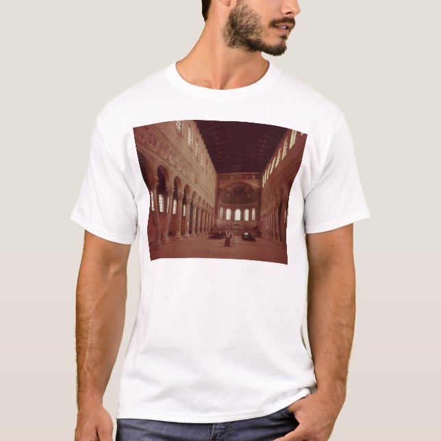 Camiseta Vista do nave e do altar (Frente)