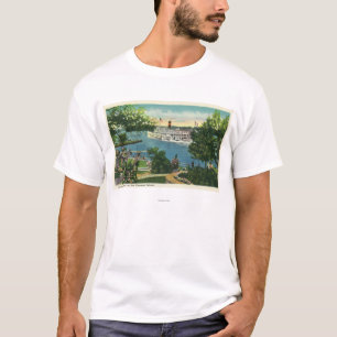 Camiseta Vista do navio a vapor de Toronto