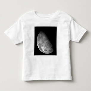 Camiseta Vista do Pólo Norte da lua