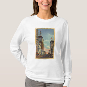 Camiseta Vista do sul da primeira rua