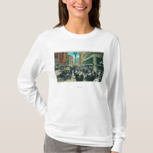 Camiseta Vista do sul de Broadway da 6a rua